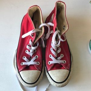 Red Converse All Stars